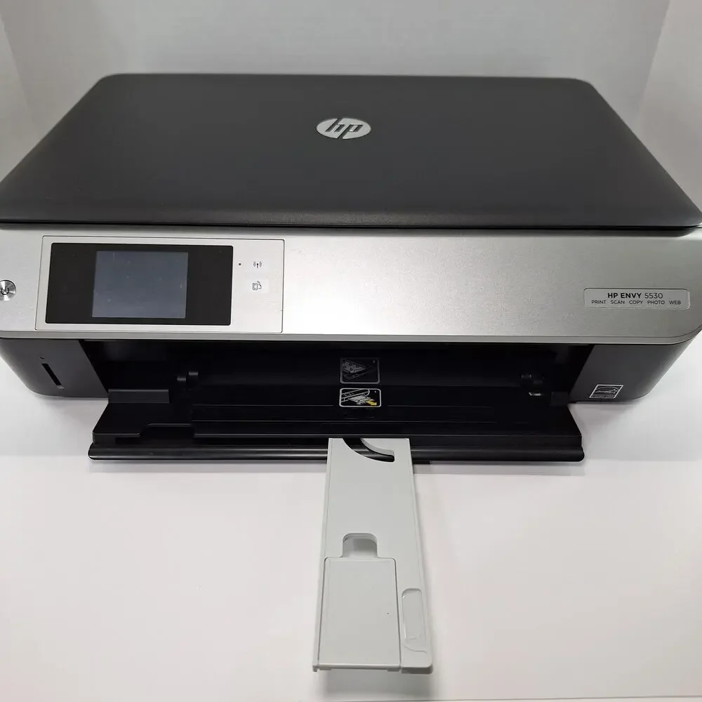 HP Envy 5530 All-In-One Inkjet Printer Color Black Wired Wireless - Tested